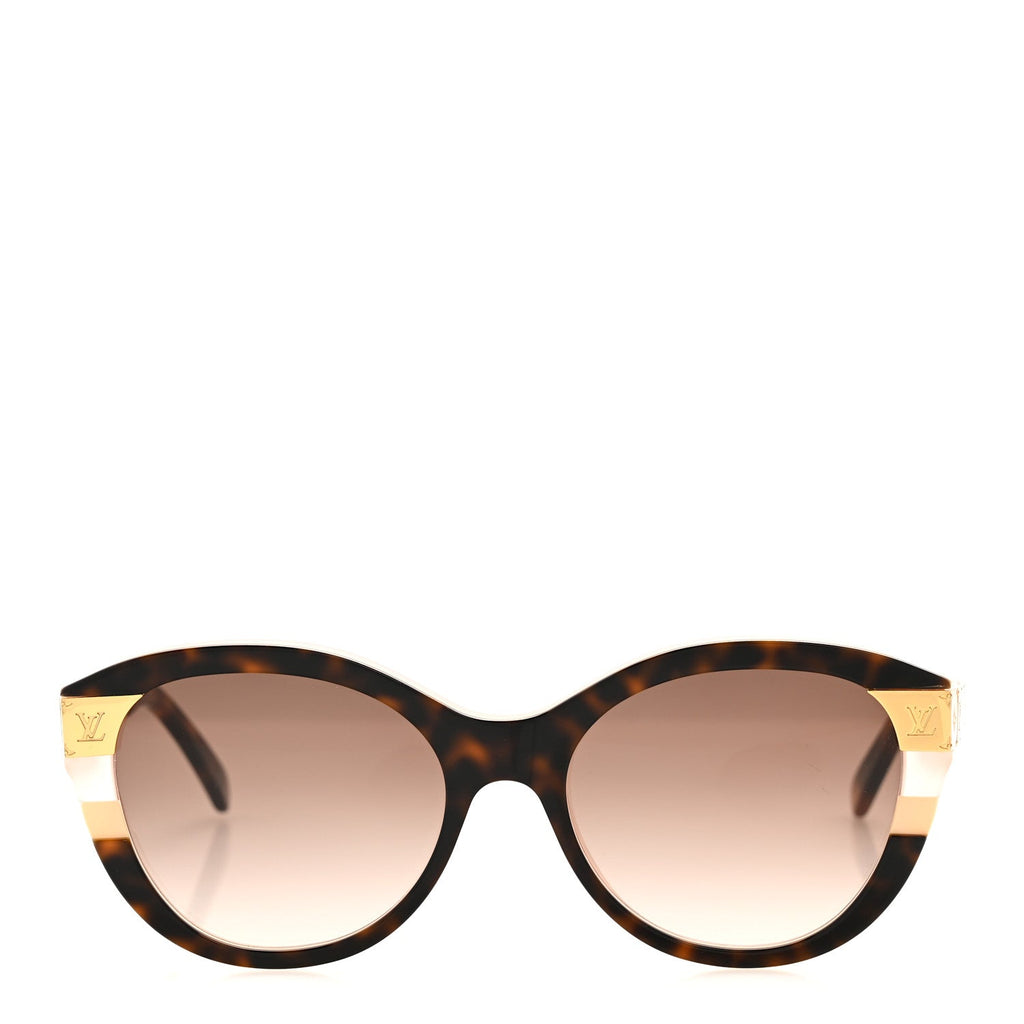 Louis Vuitton Acetate Petit Soupcon Cat Eye Sunglasses Z1858W Light Tortoisehell