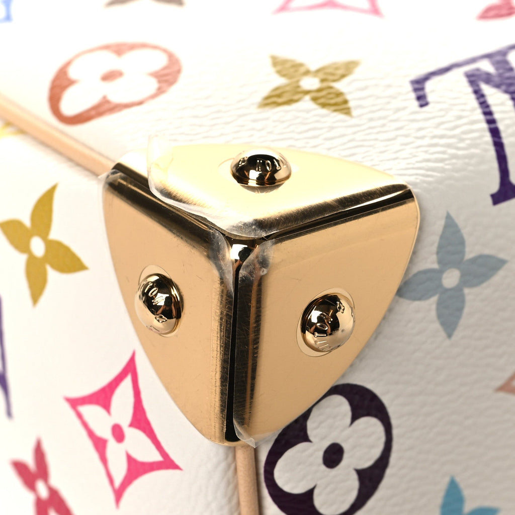 Louis Vuitton LV X TM Monogram Multicolor Speedy Bandouliere 25 White