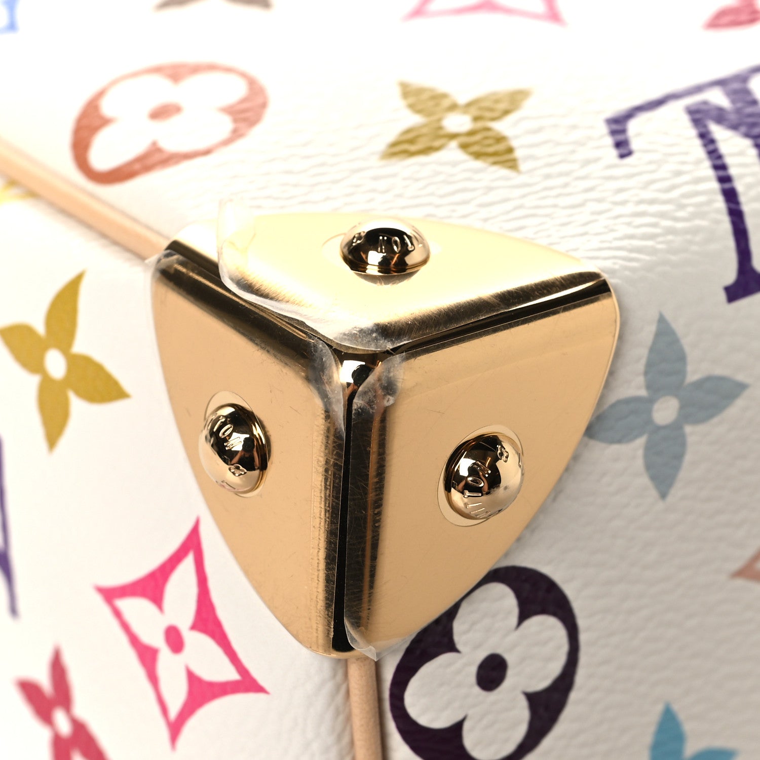Louis Vuitton LV X TM Monogram Multicolor Speedy Bandouliere 25 White
