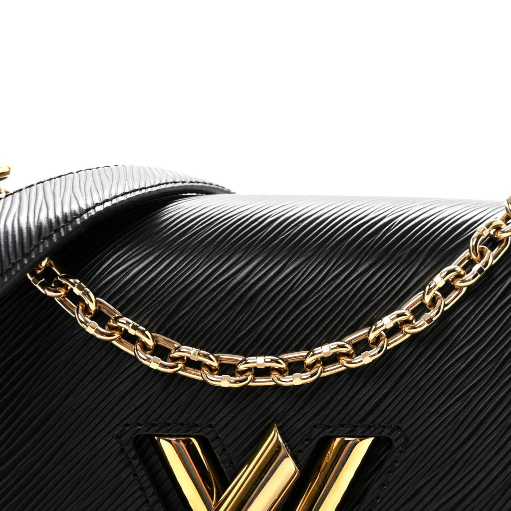 Louis Vuitton Epi Twist Shoulder Bag MM  Black