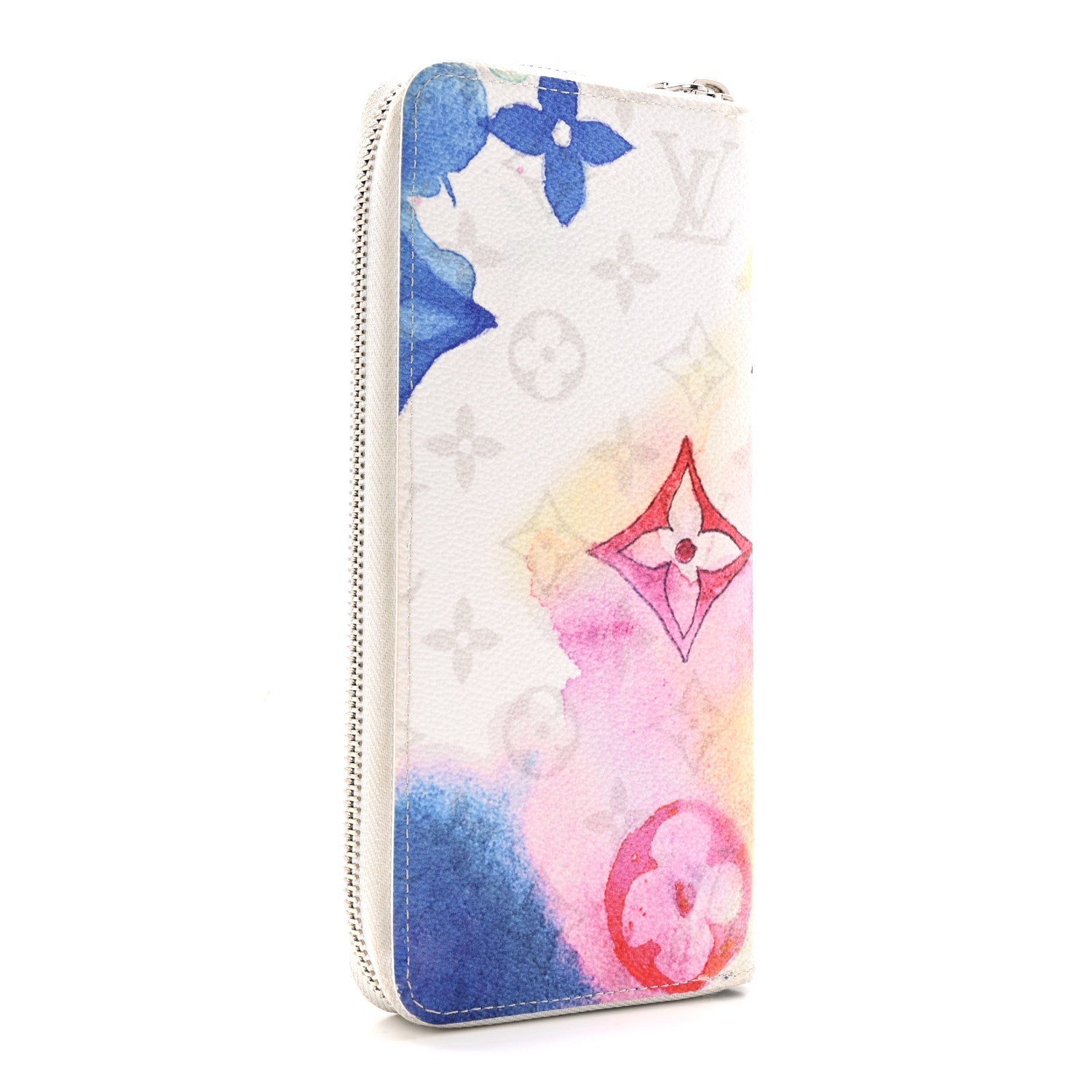 Louis Vuitton Monogram Watercolor Vertical Zippy Wallet