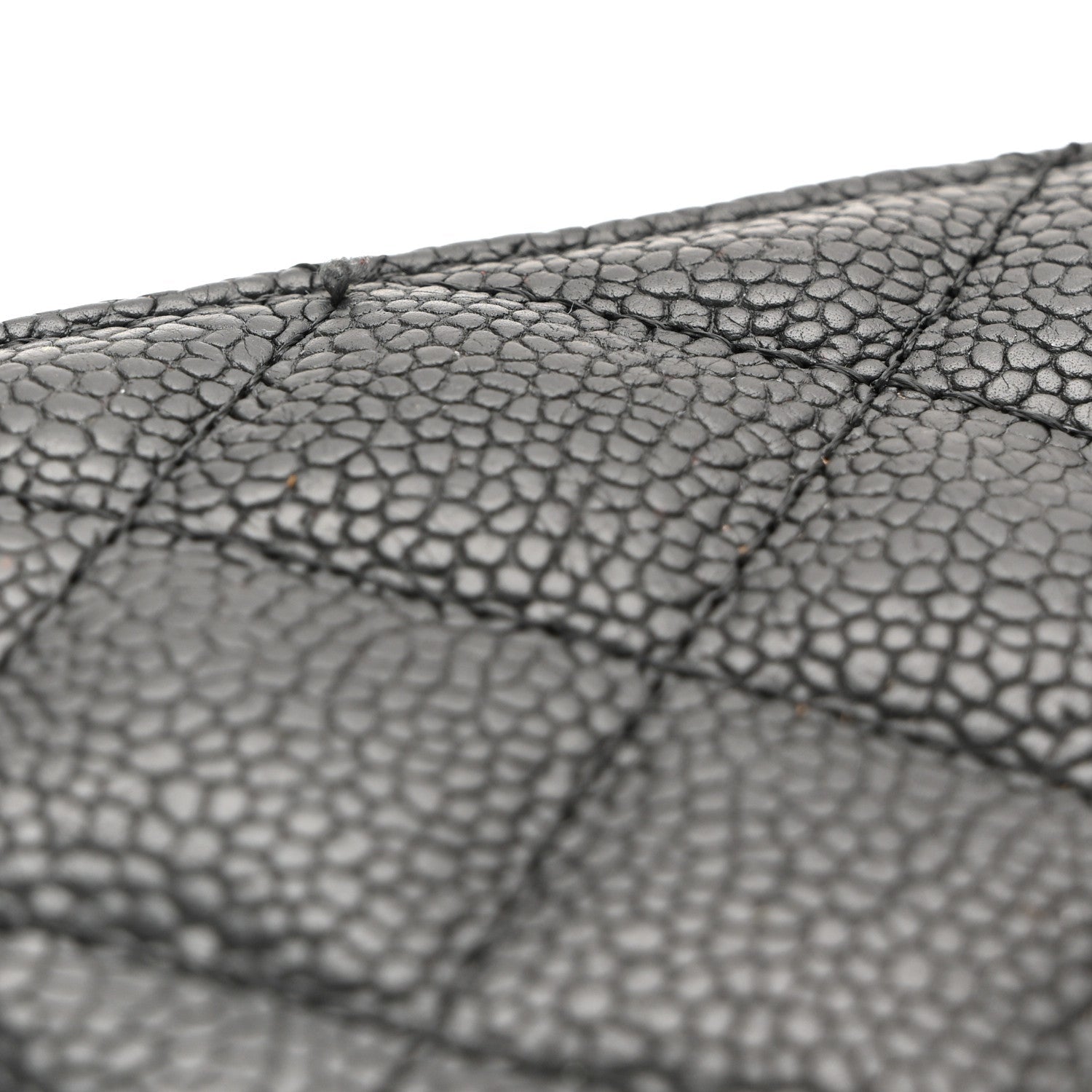 Chanel Caviar Quilted Boy Wallet On Chain WOC Black