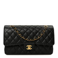 Chanel Caviar Quilted Medium Double Flap Black