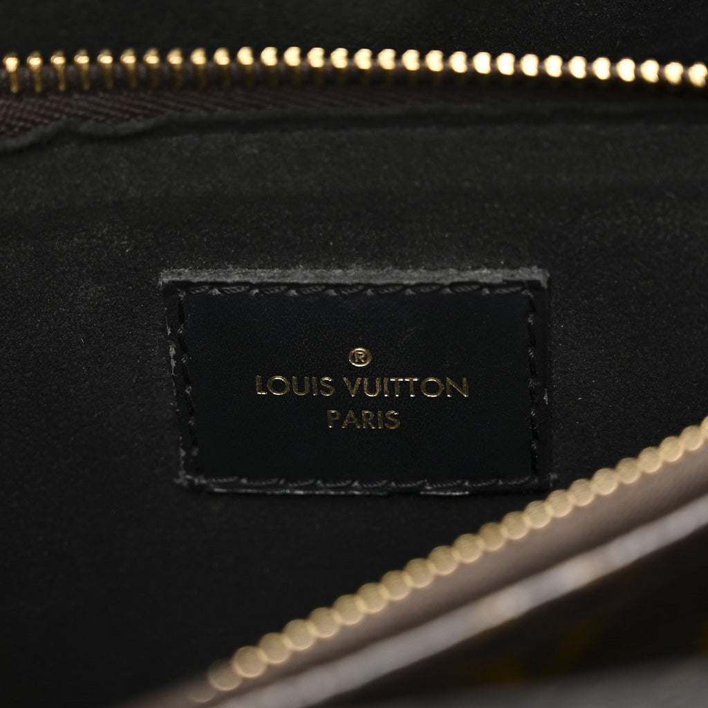 Louis Vuitton Monogram Flower Tote Black