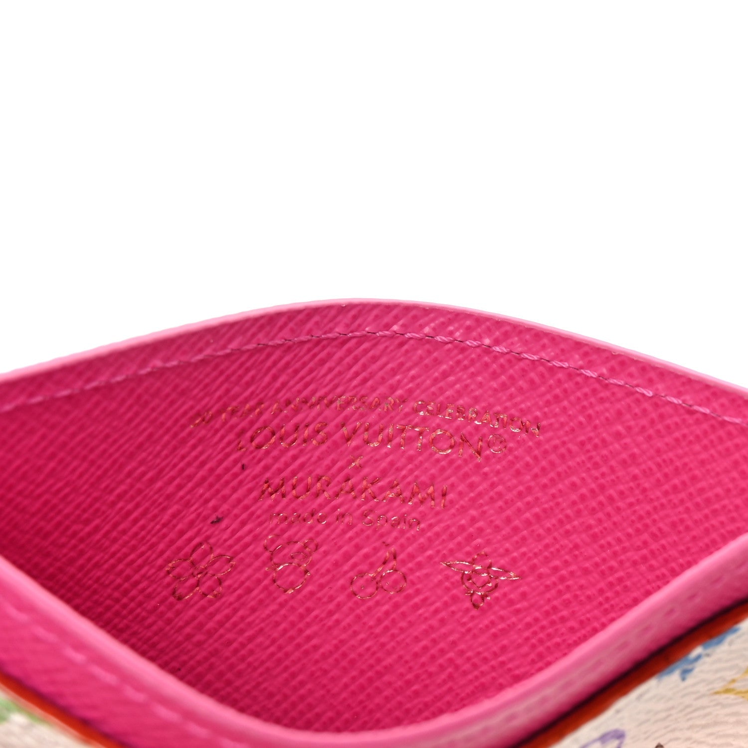 Louis Vuitton LV X TM Monogram Multicolor Card Holder Kawaii Pink