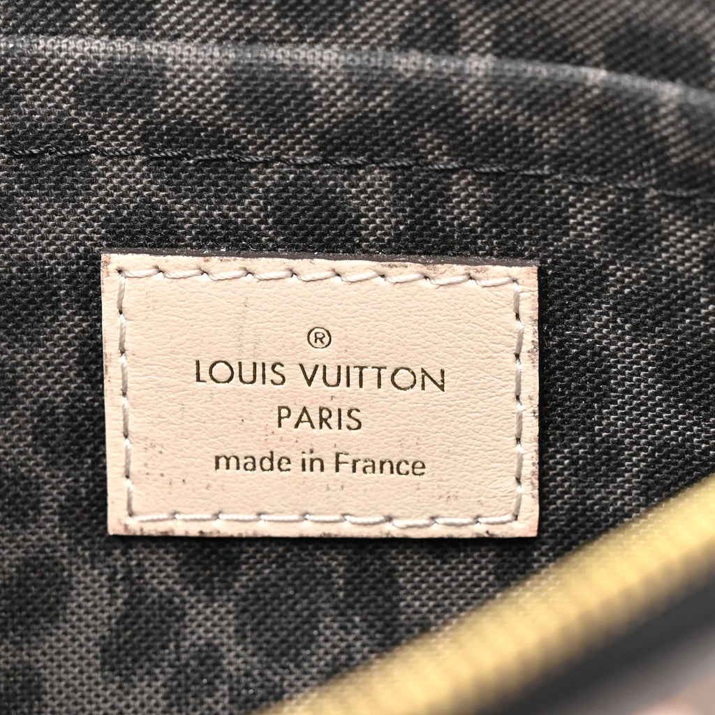 Louis Vuitton Empreinte Monogram Giant Wild At Heart Neverfull MM Pochette Brown
