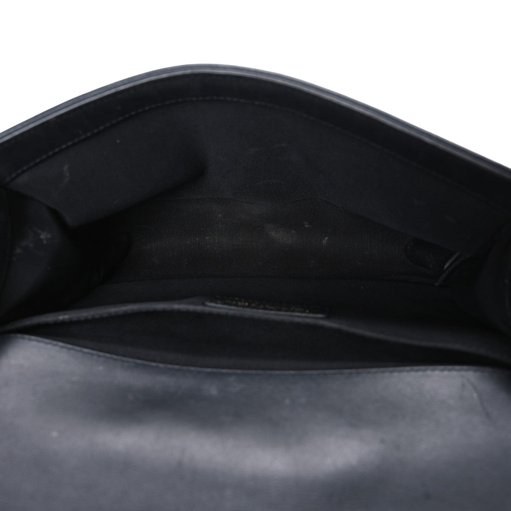Chanel Lambskin Quilted Medium Boy Flap Black