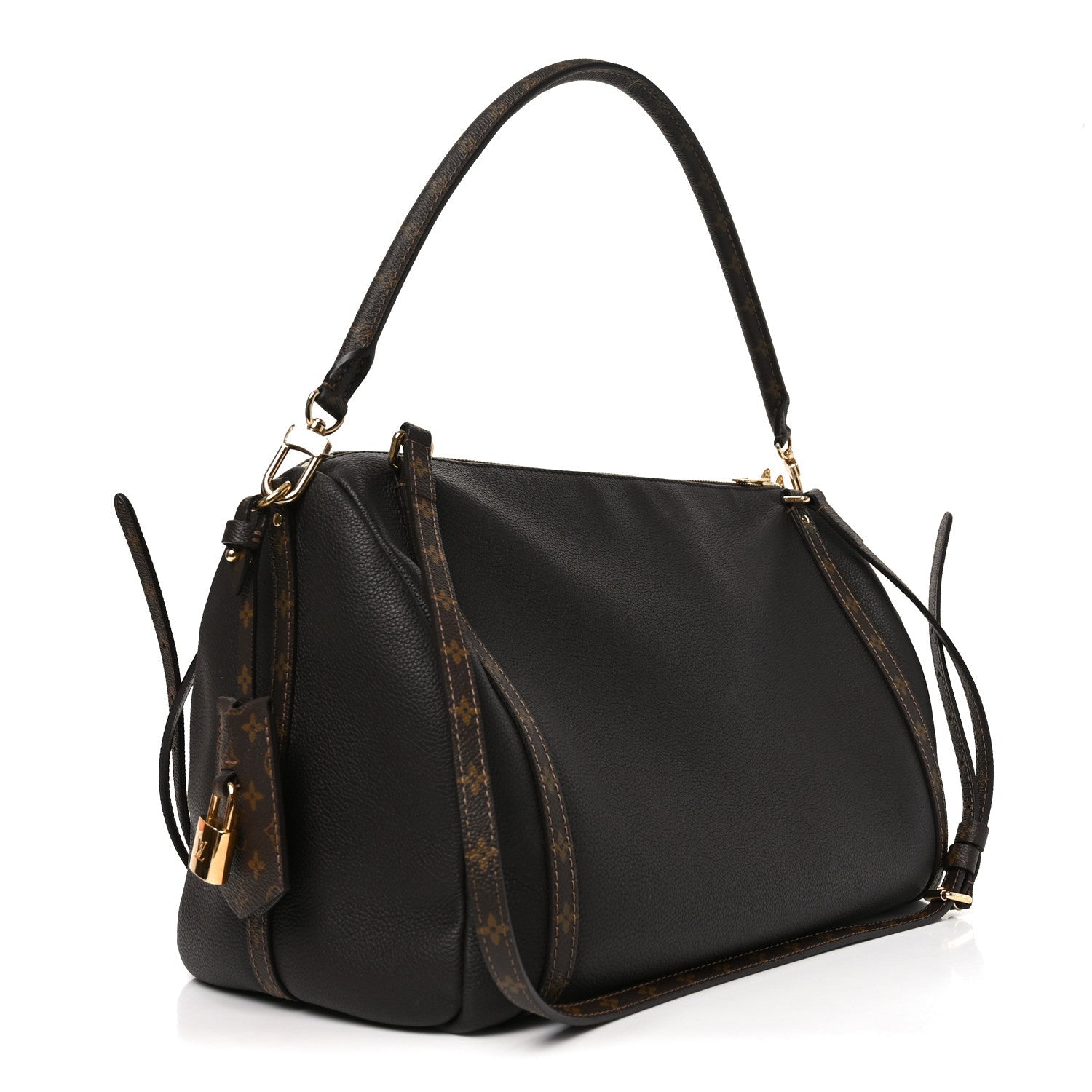 Louis Vuitton Calfskin Monogram Express MM Mahogany