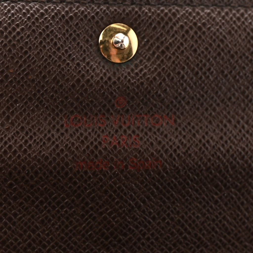 Louis Vuitton Damier Ebene Sarah Wallet