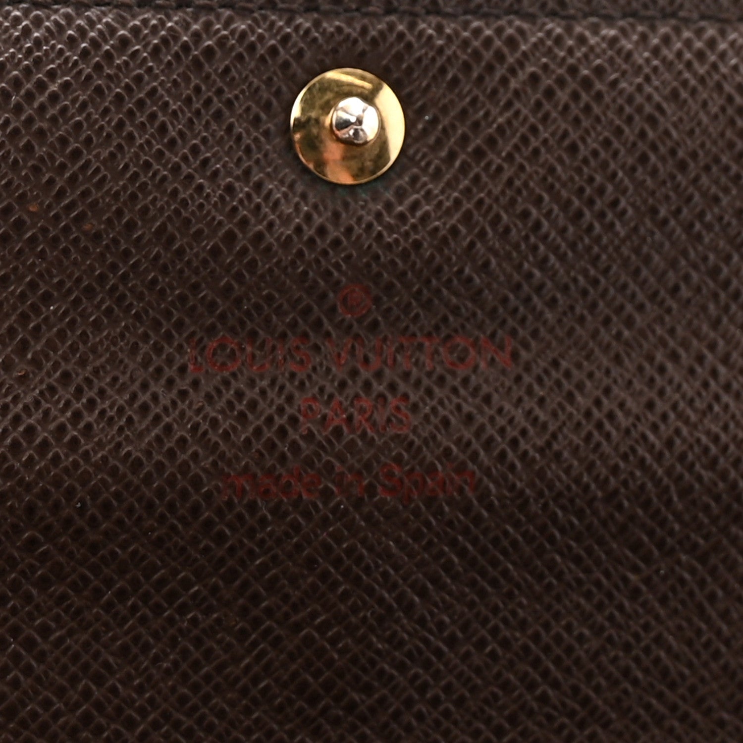 Louis Vuitton Damier Ebene Sarah Wallet