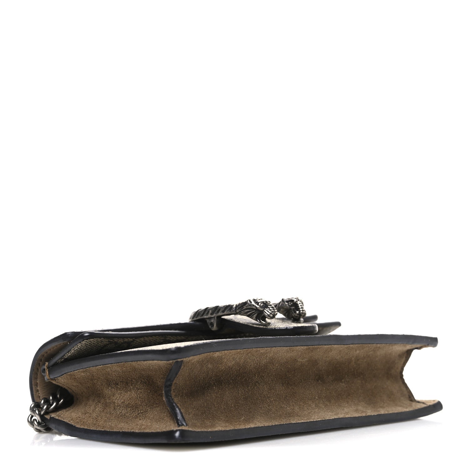 Gucci GG Supreme Monogram Super Mini Dionysus Shoulder Bag Taupe