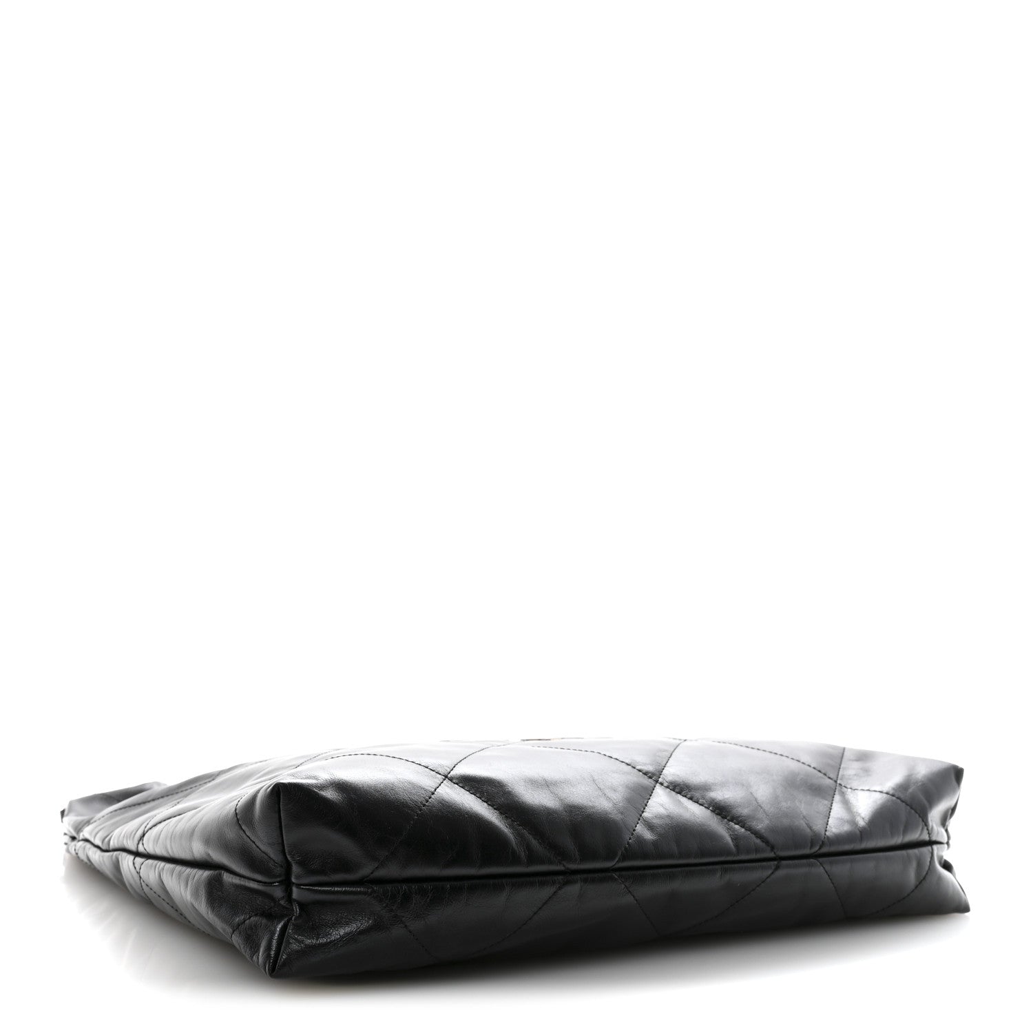 Chanel Shiny Calfskin Quilted Chanel 22 Black