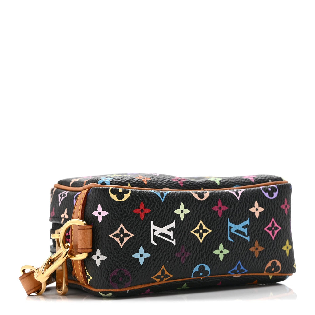 Louis Vuitton Monogram Multicolor Trousse Wapity Black