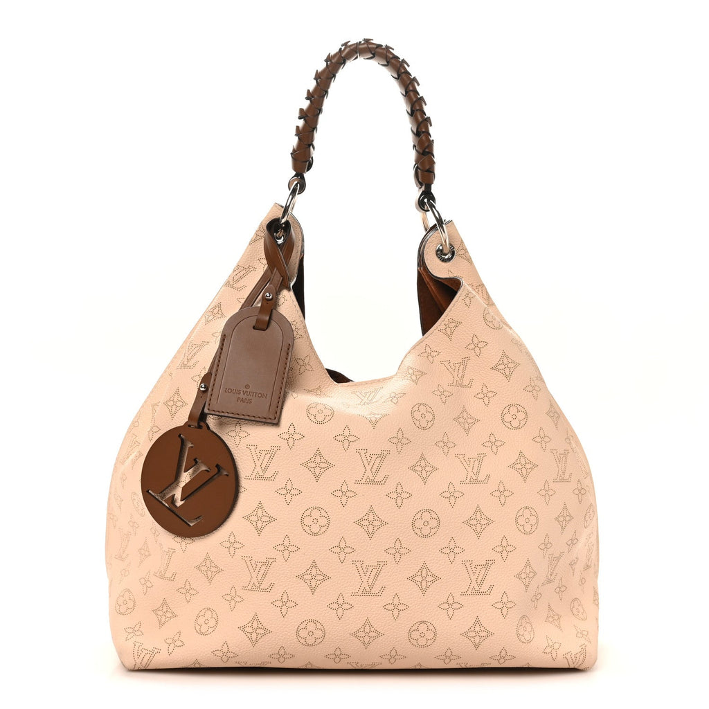 Louis Vuitton Mahina Carmel Hobo Creme