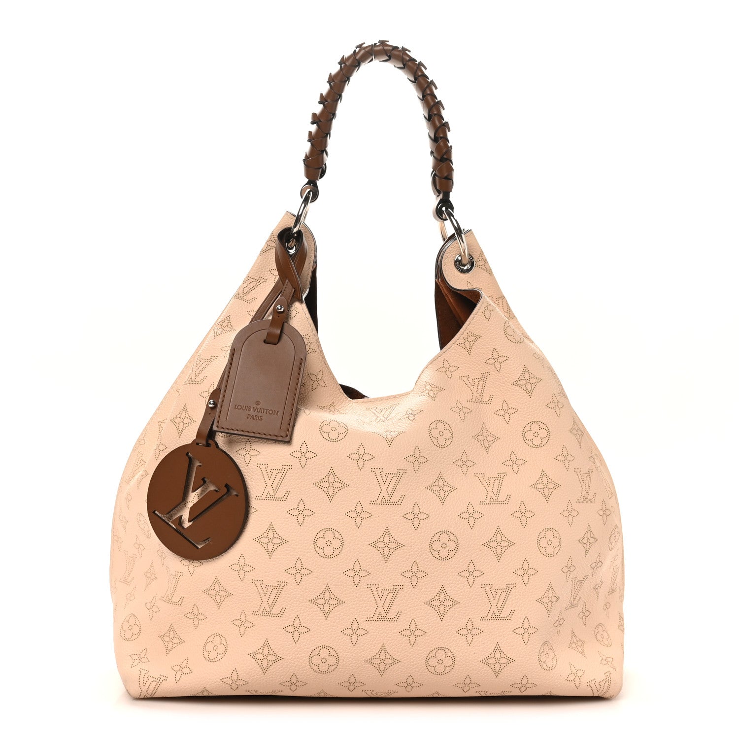 Louis Vuitton Mahina Carmel Hobo Creme
