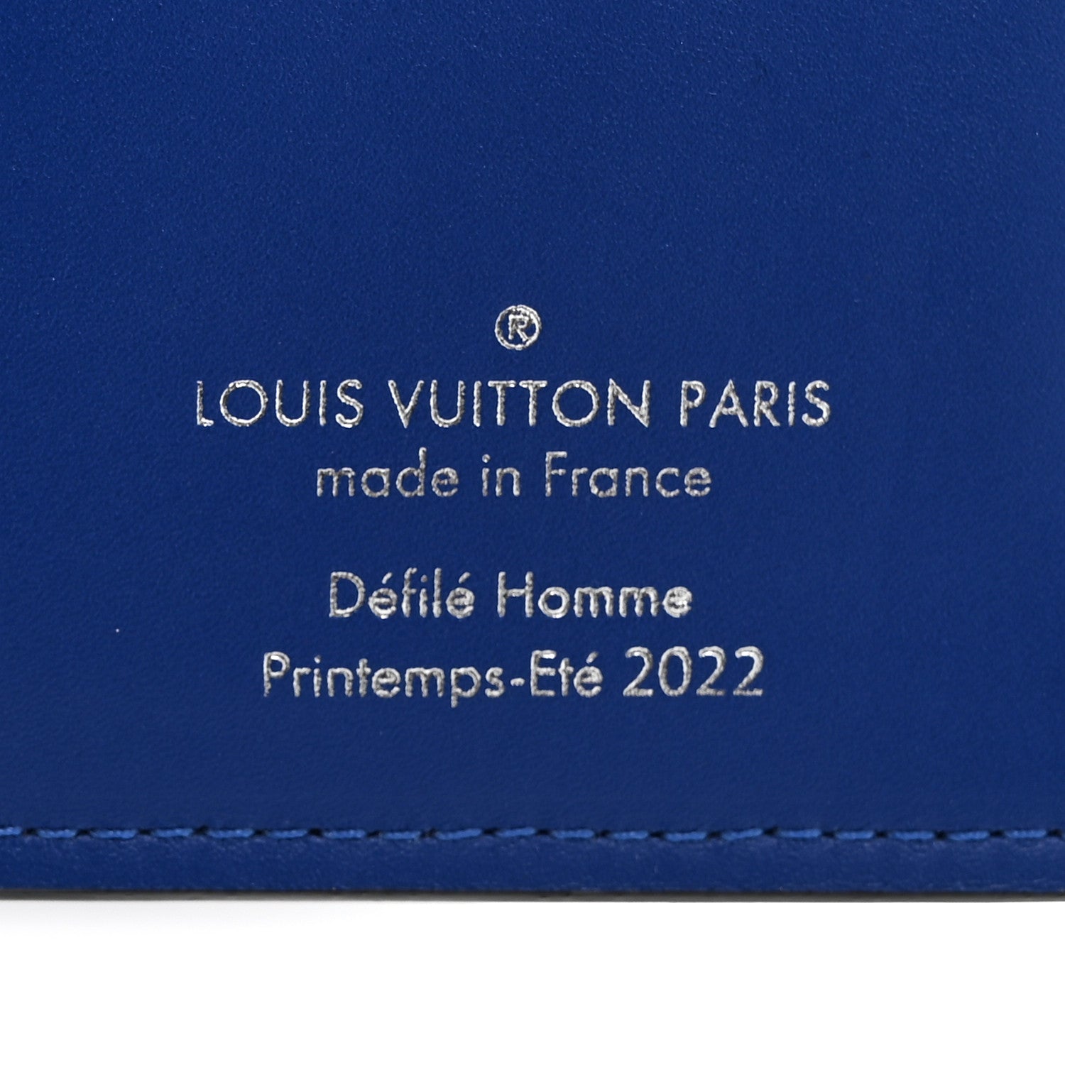 Louis Vuitton Taurillon Illusion Brazza Wallet Bleu Vert