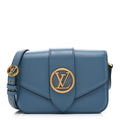 Louis Vuitton Smooth Calfskin LV Pont 9 Blue Orage