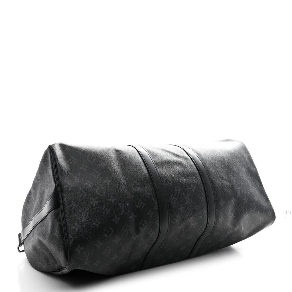 Louis Vuitton Monogram Eclipse Keepall Bandouliere 55