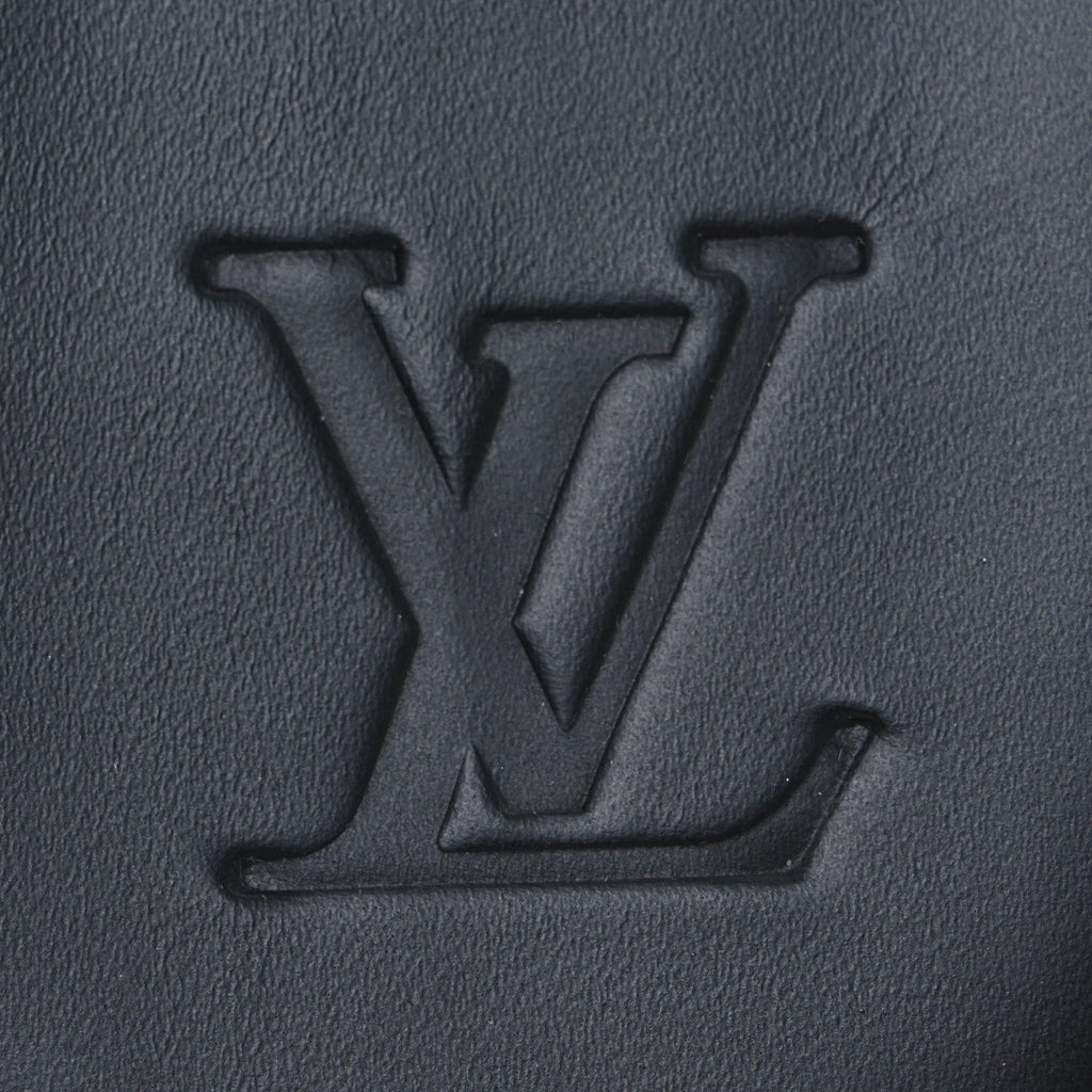 Louis Vuitton Monogram Eclipse Calfskin Mens LV Oasis Mules 12 Black