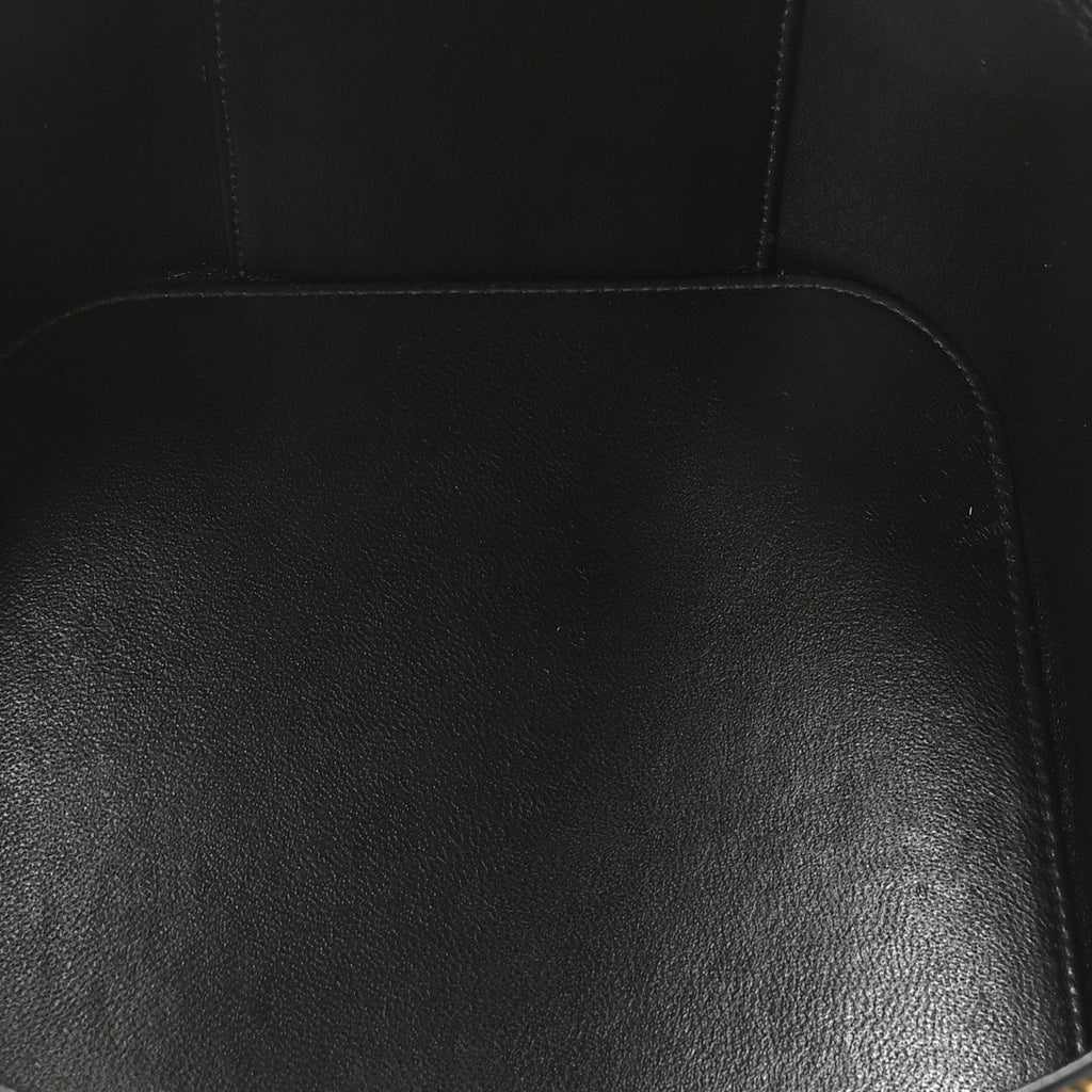 Chanel Patent Quilted Top Handle Vanity Case Black