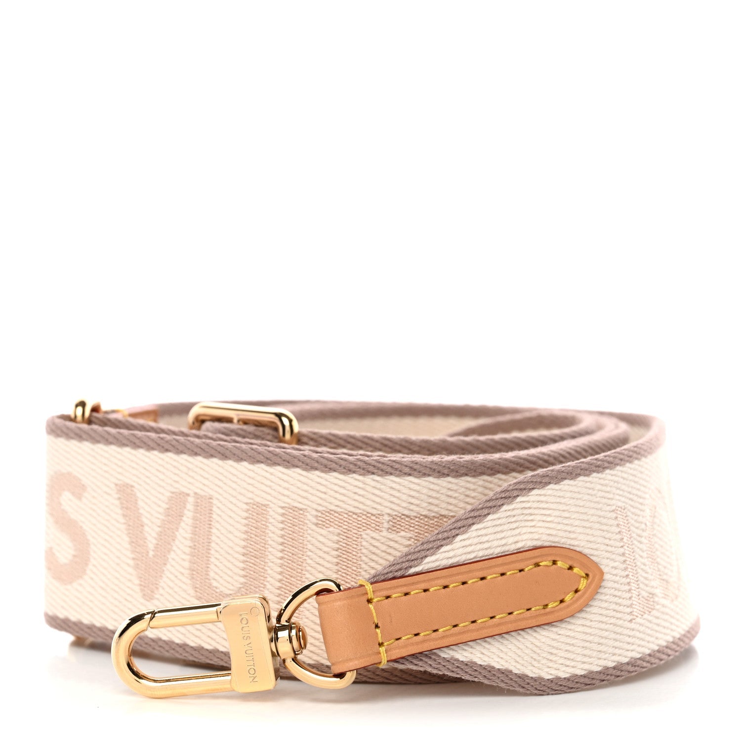 Louis Vuitton Jacquard Diane Shoulder Strap Creme Beige