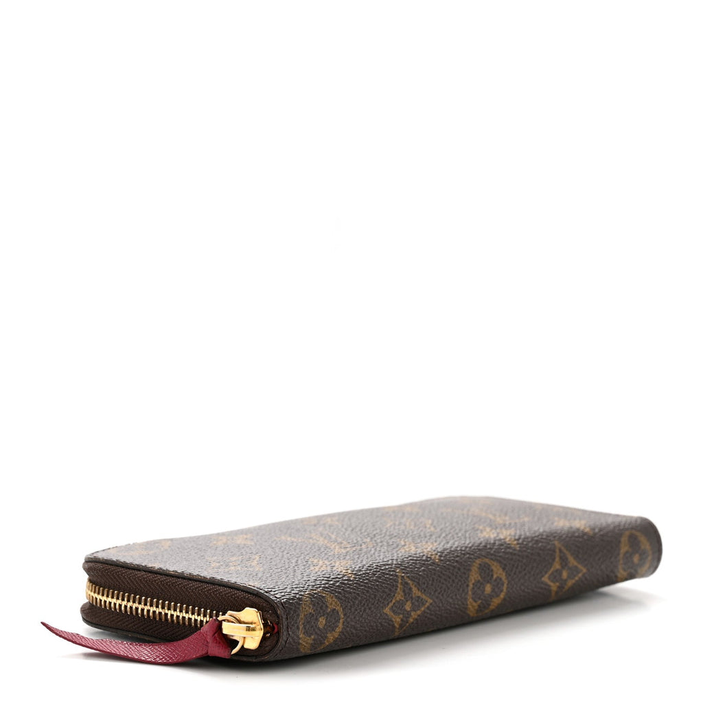 Louis Vuitton Monogram Clemence Wallet Fuchsia