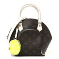 Louis Vuitton Monogram LV Match Ellipse BB White