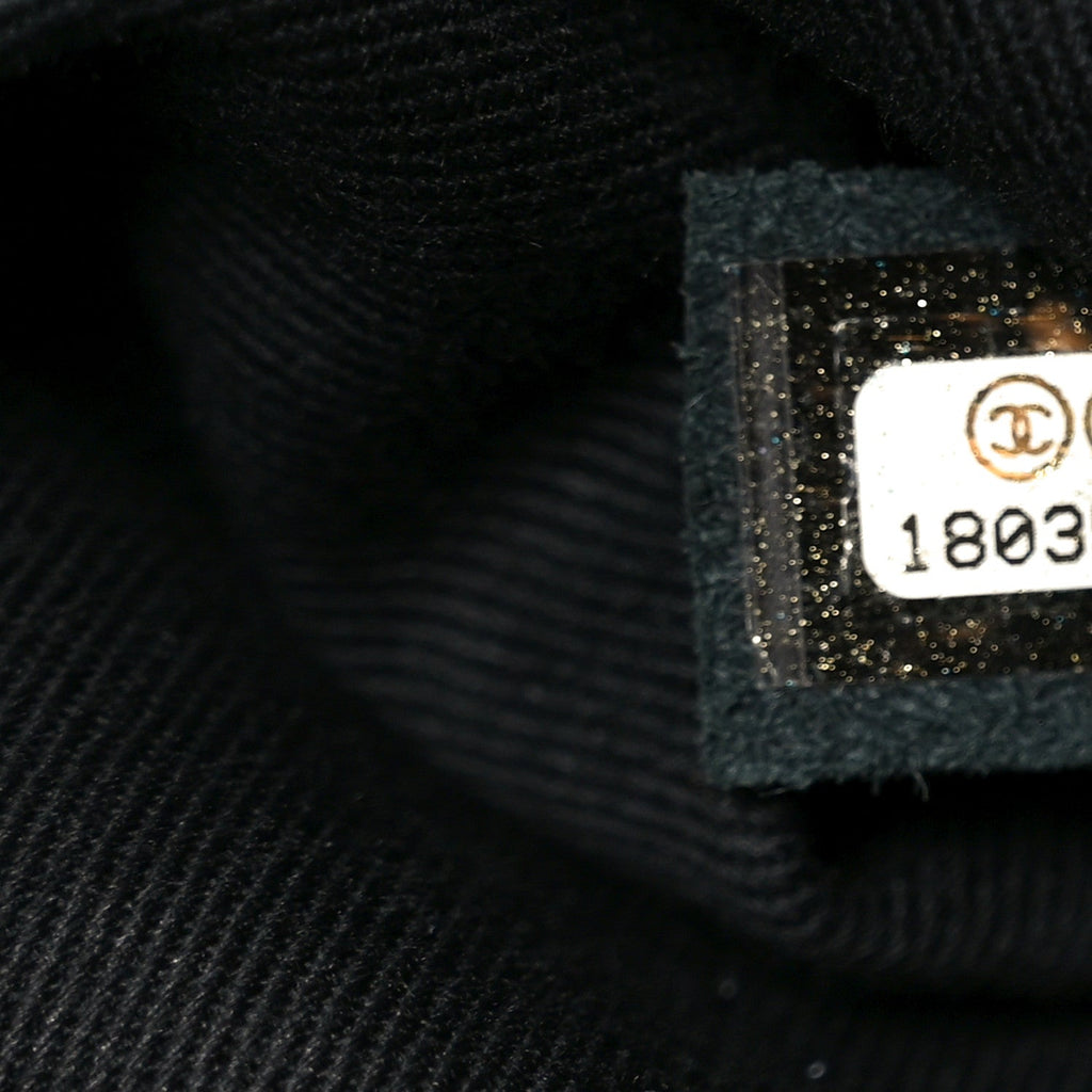 Chanel Calfskin Contrast Stitch Tote Black