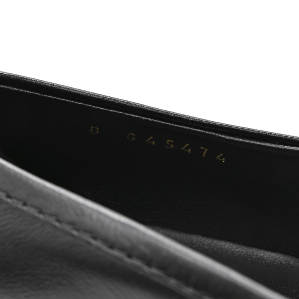 Lambskin Quilted CC Turnlock Loafers 39.5 Black