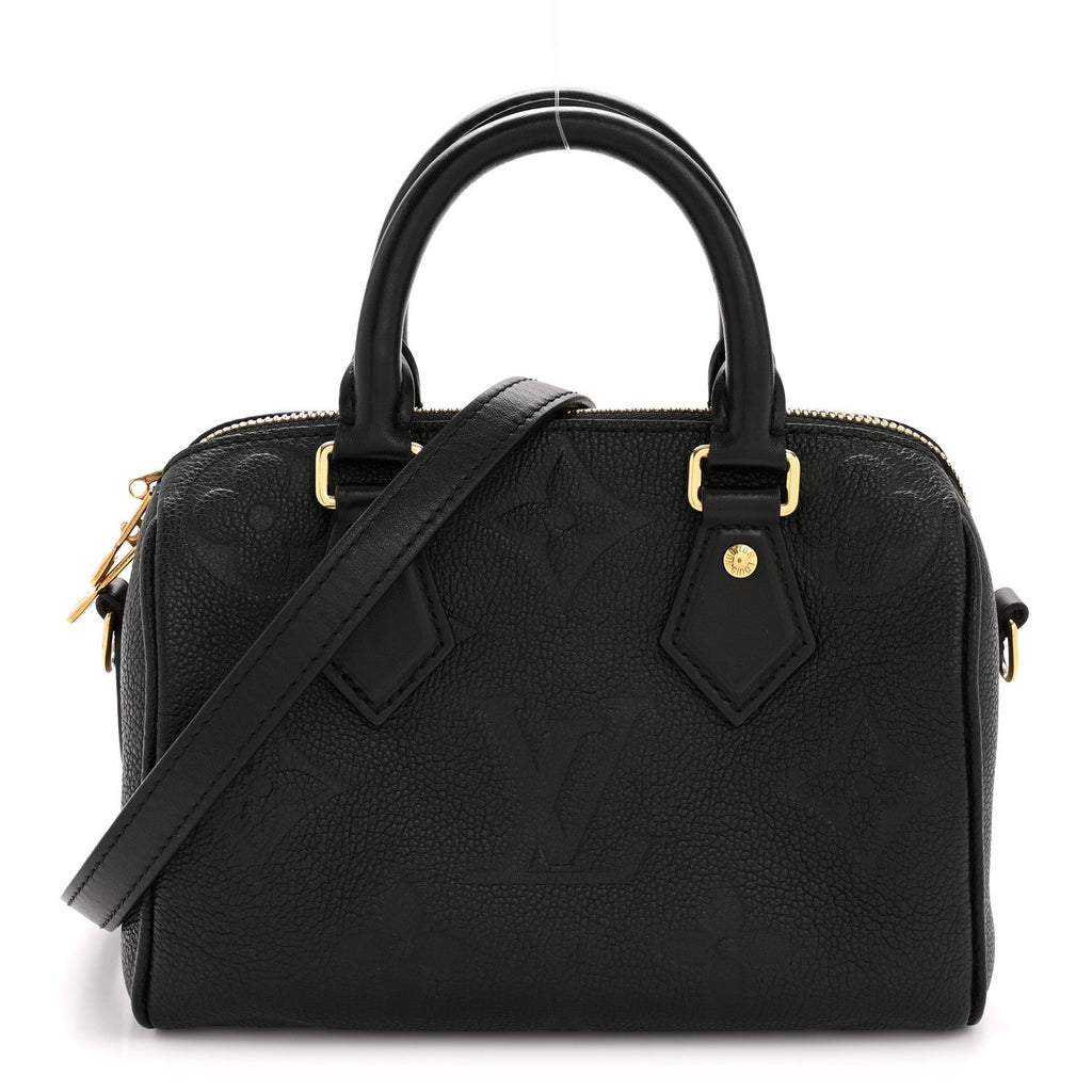 Louis Vuitton Empreinte Monogram Giant Speedy Bandouliere 20 Black