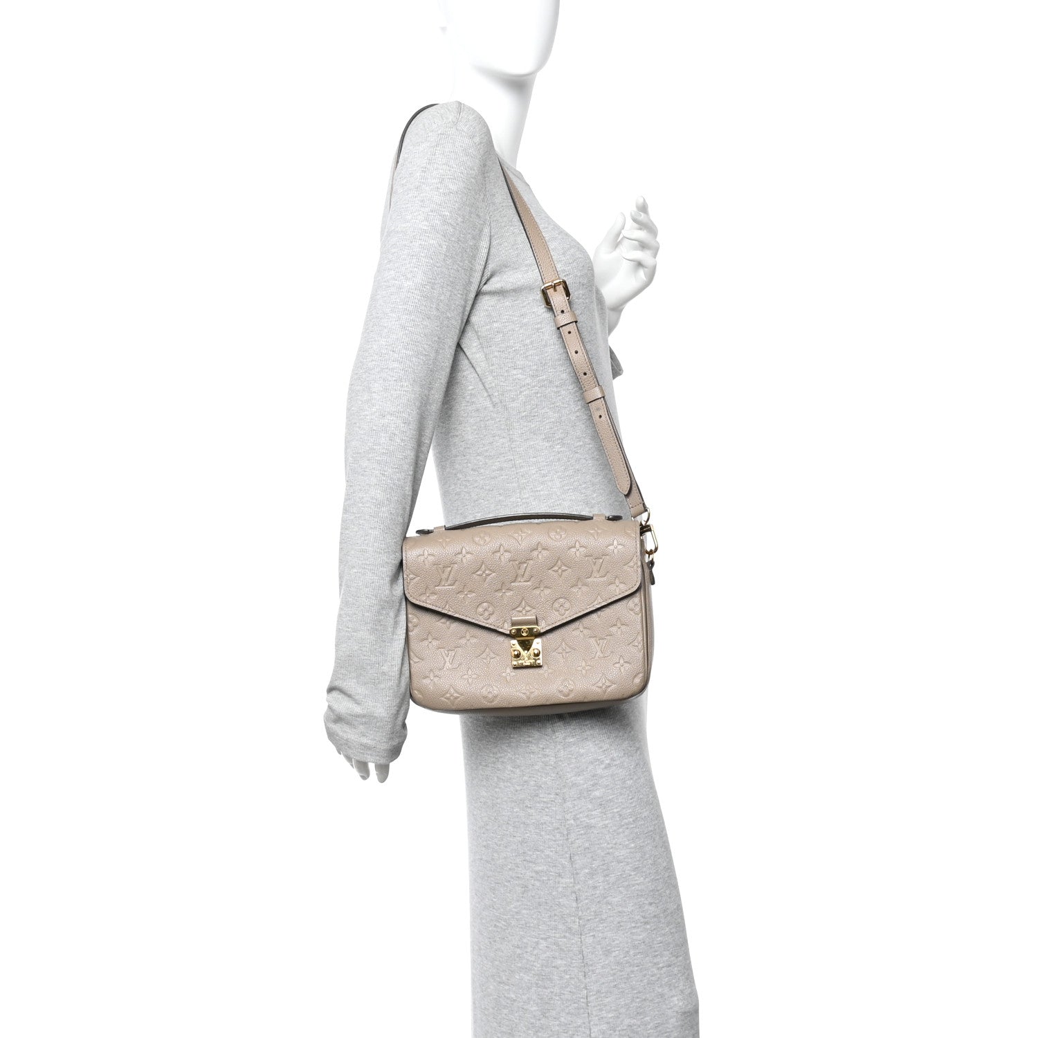 Louis Vuitton Empreinte Pochette Metis Tourterelle