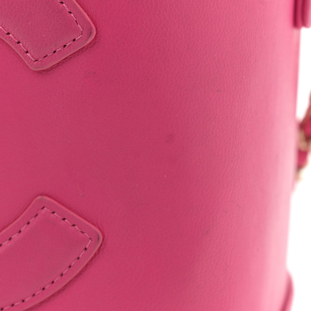 Chanel Lambskin Timeless Vanity Cosmetic Case Pink