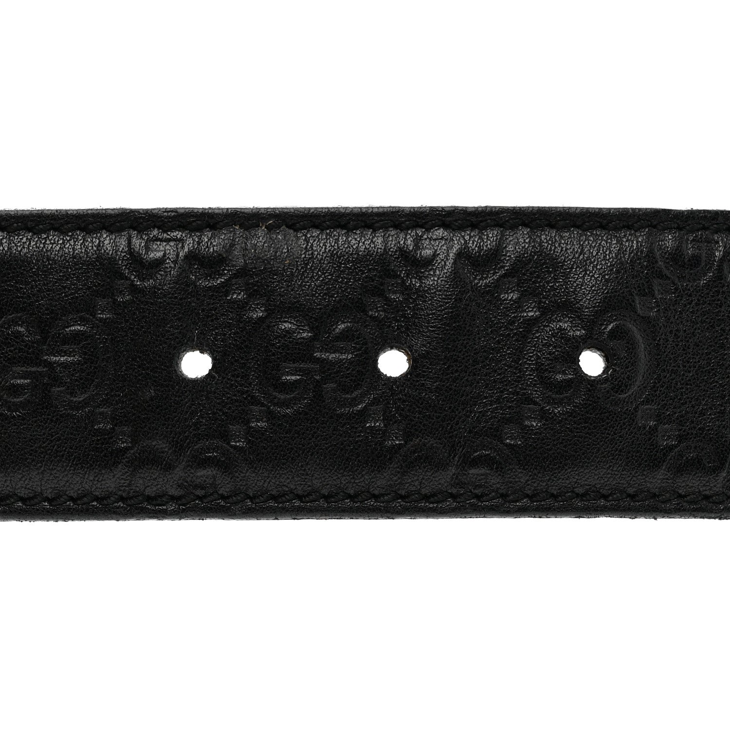 Gucci Guccissima Interlocking G 40mm Belt 85 34 Black