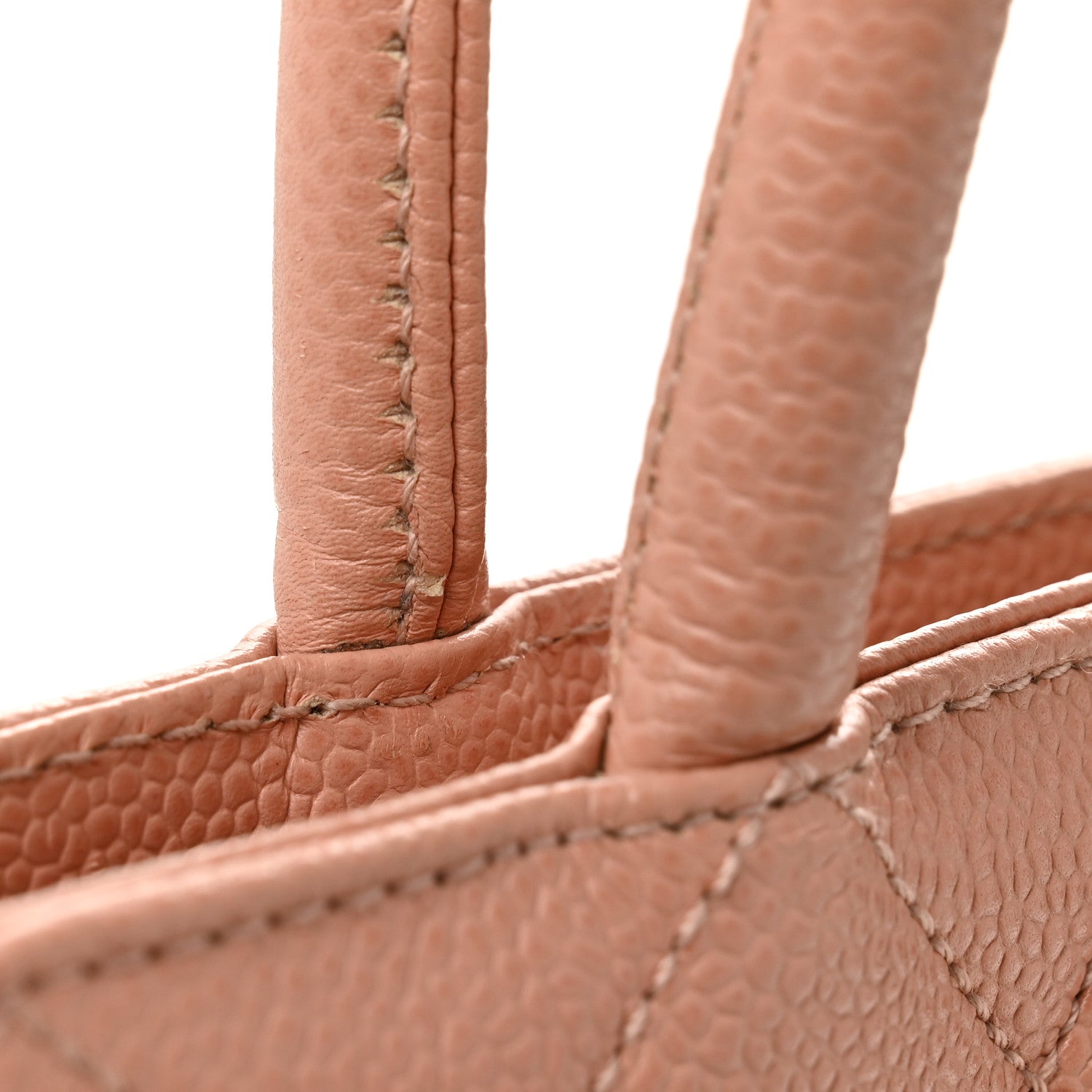 Chanel Caviar Quilted Medallion Tote Light Pink