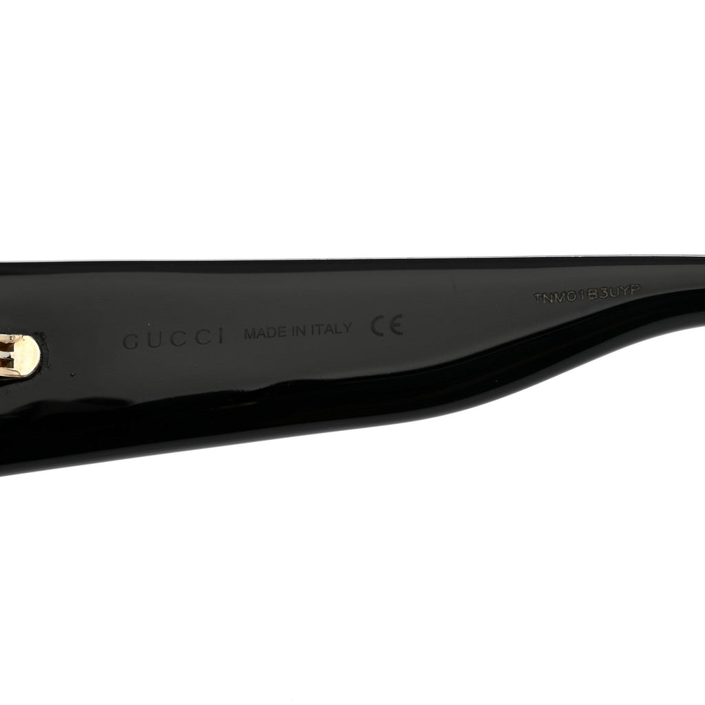 Gucci Acetate Square Frame Sunglasses GG0141S Black