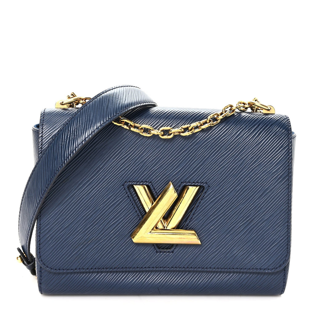 Louis Vuitton Epi Twist Shoulder Bag MM Indigo
