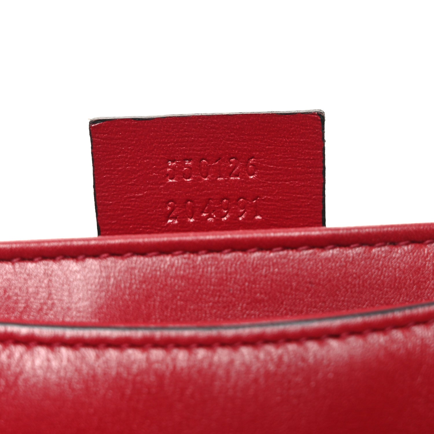 Gucci Calfskin Medium Arli Flap Shoulder Bag New Cherry Red Black