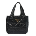 Prada Nappa Quilted Medium Dynamique Tote Black