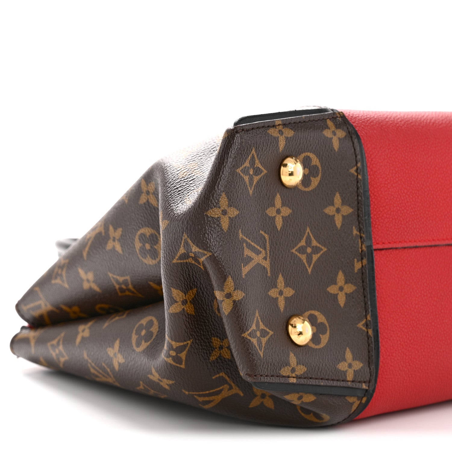 Louis Vuitton Monogram Cuir Orfevre Tote W PM Cherry