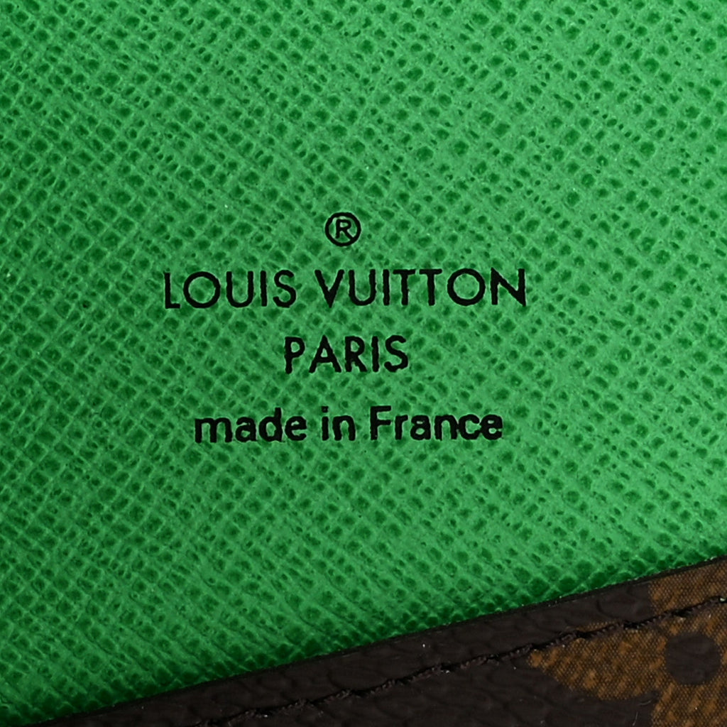 Louis Vuitton Monogram Macassar Pocket Organizer NM Borneo Green