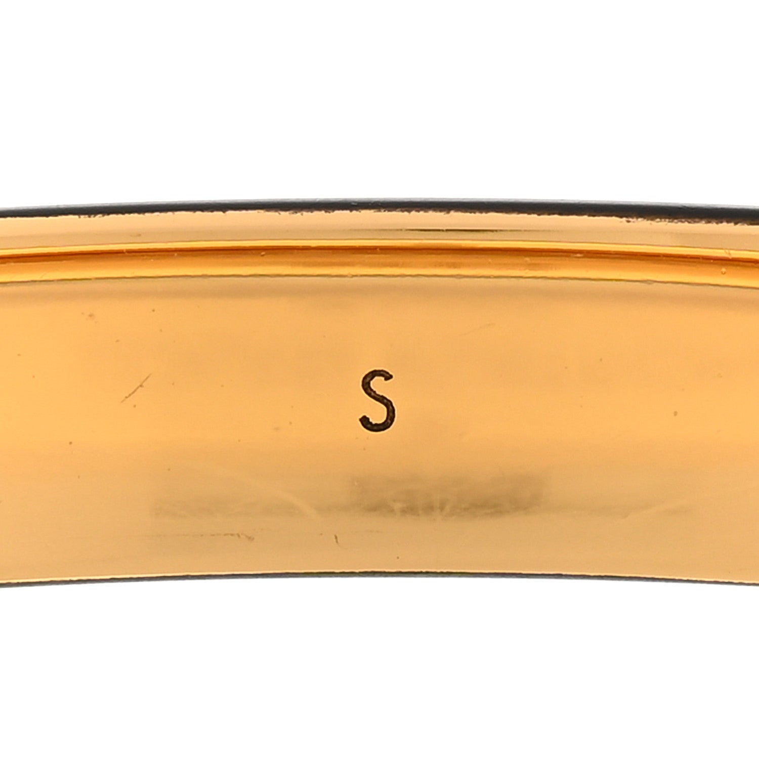 Louis Vuitton Monogram Nanogram Cuff S Black Gold