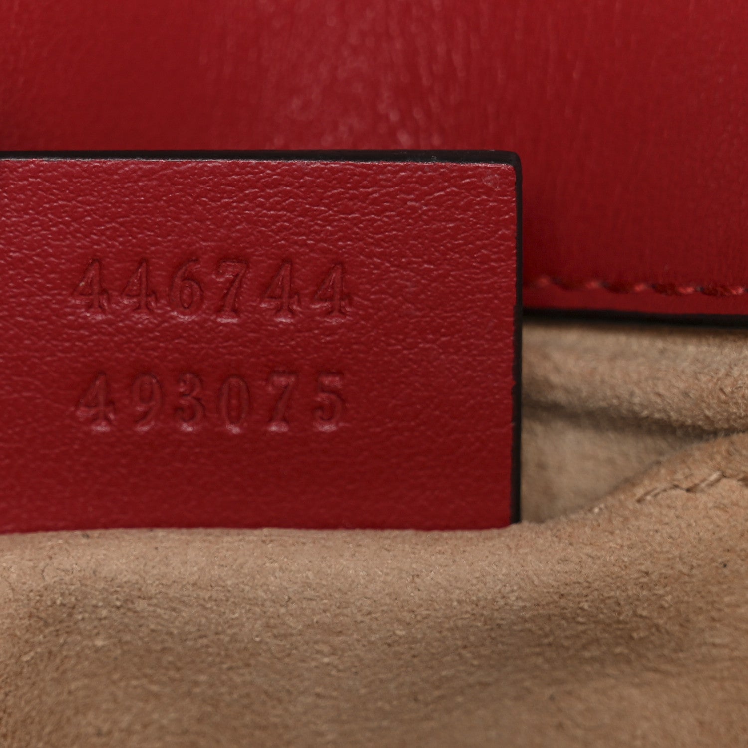 Gucci Calfskin Matelasse Mini GG Marmont Shoulder Bag Hibiscus Red