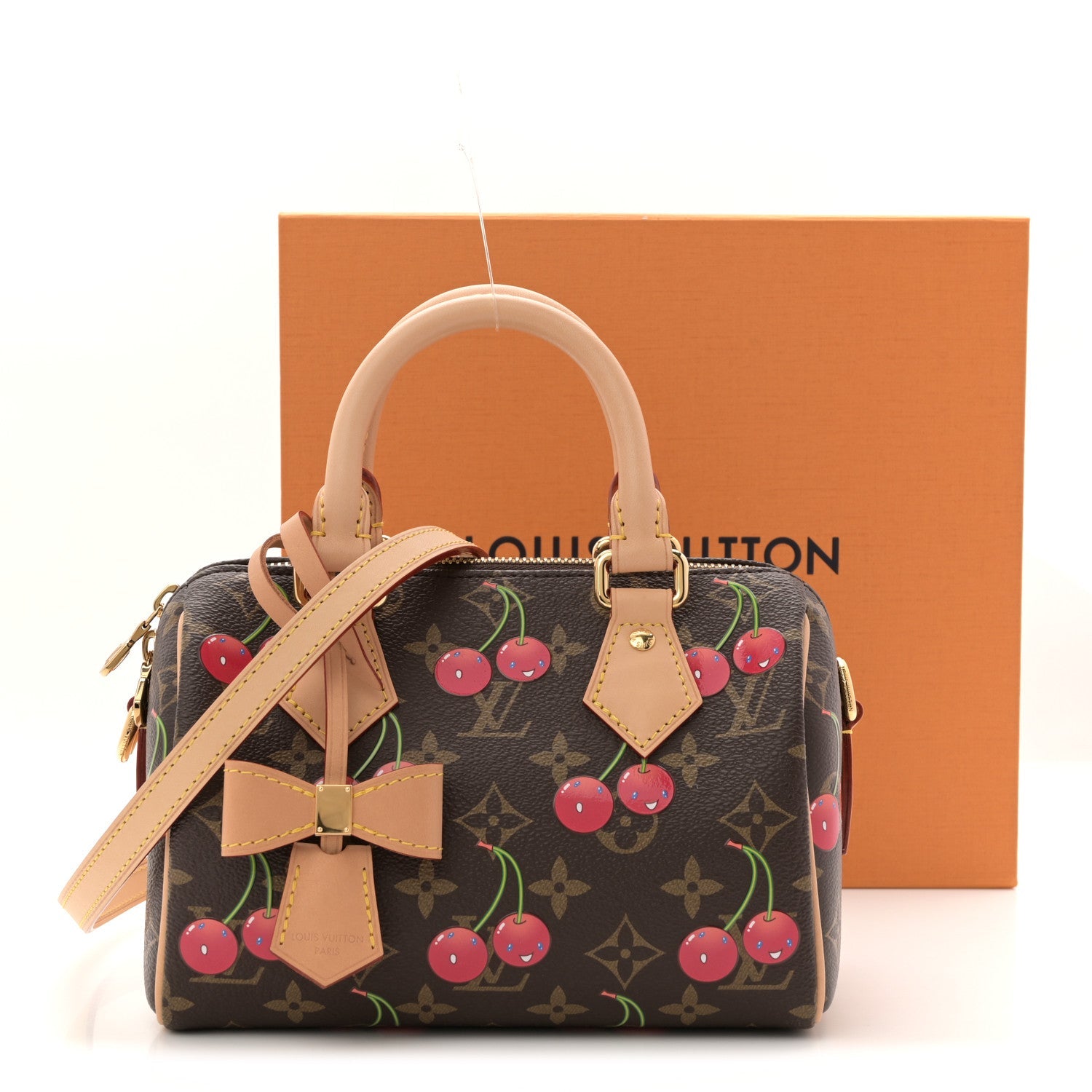 Louis Vuitton LV X TM Monogram Cerises Speedy Bandouliere 20