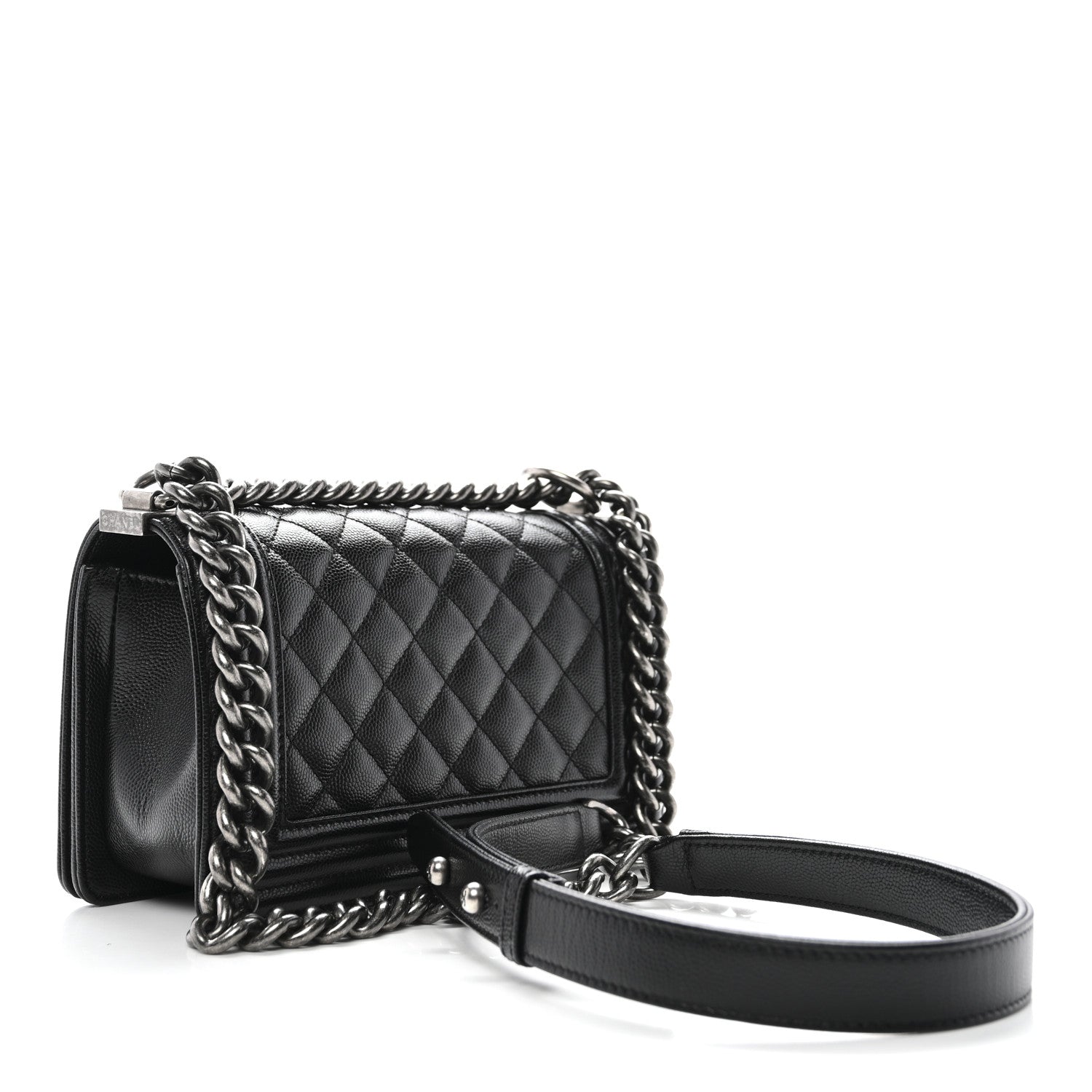 Chanel Caviar Quilted Small Boy Flap Black