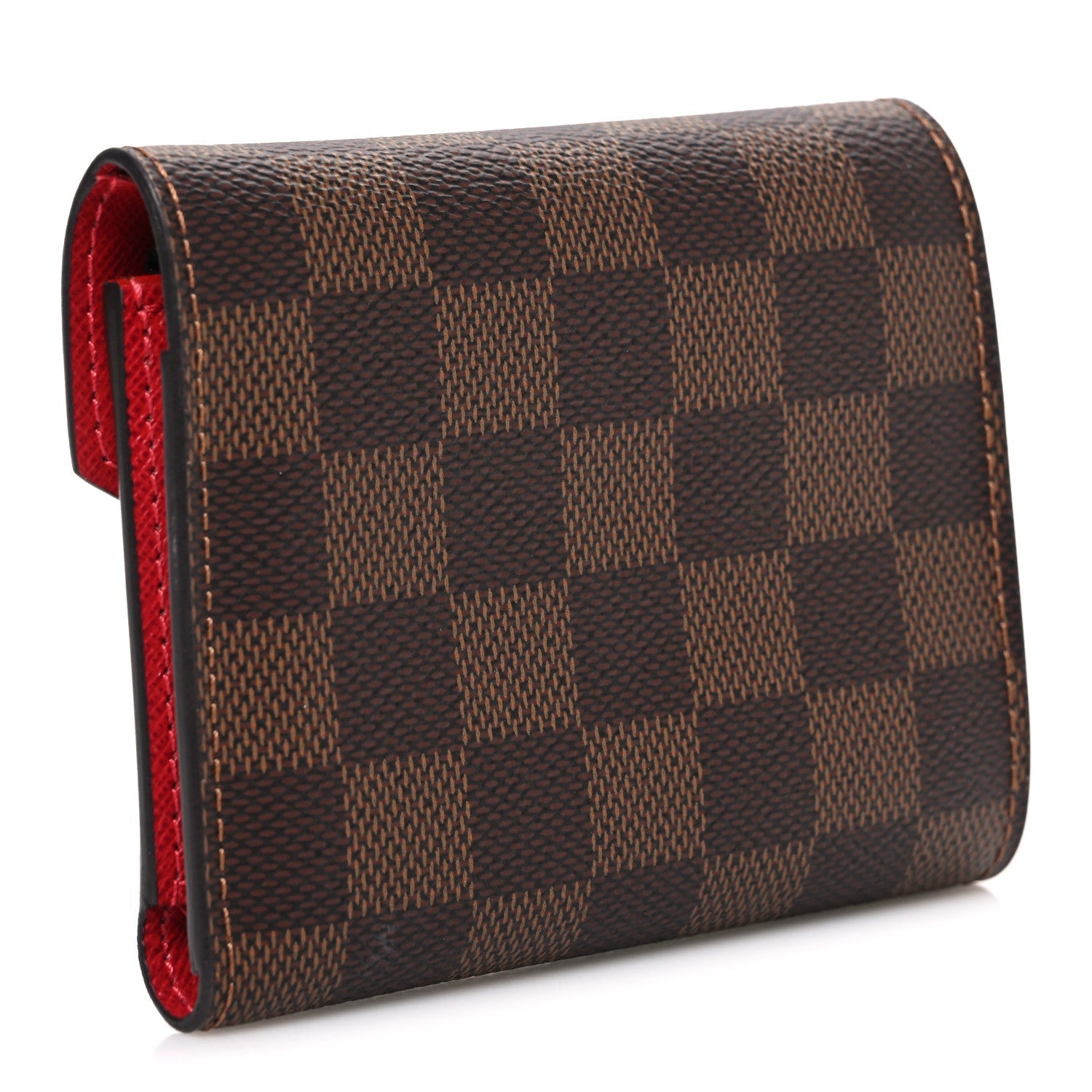 Louis Vuitton Damier Ebene Victorine Wallet Red