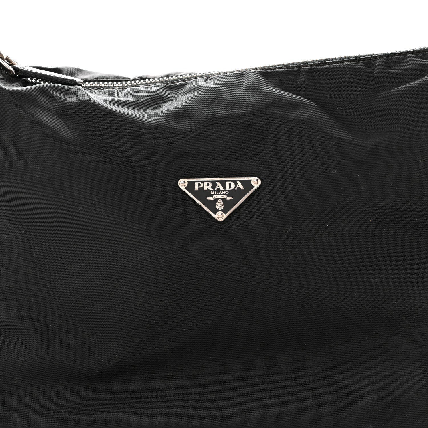 Prada Nylon Shoulder Bag  Black