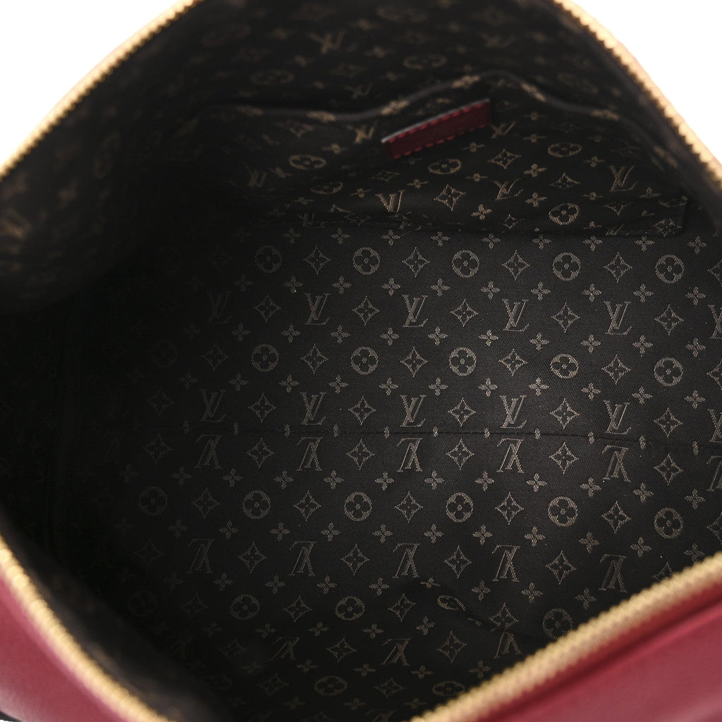Louis Vuitton Calfskin Monogram Express MM Carmin Red