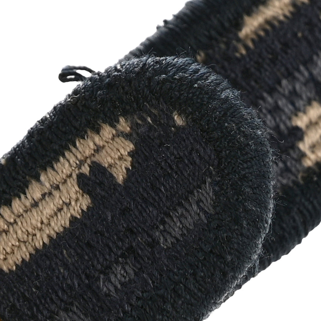 Christian Dior Oblique Embroidered Saddle Bag Blue