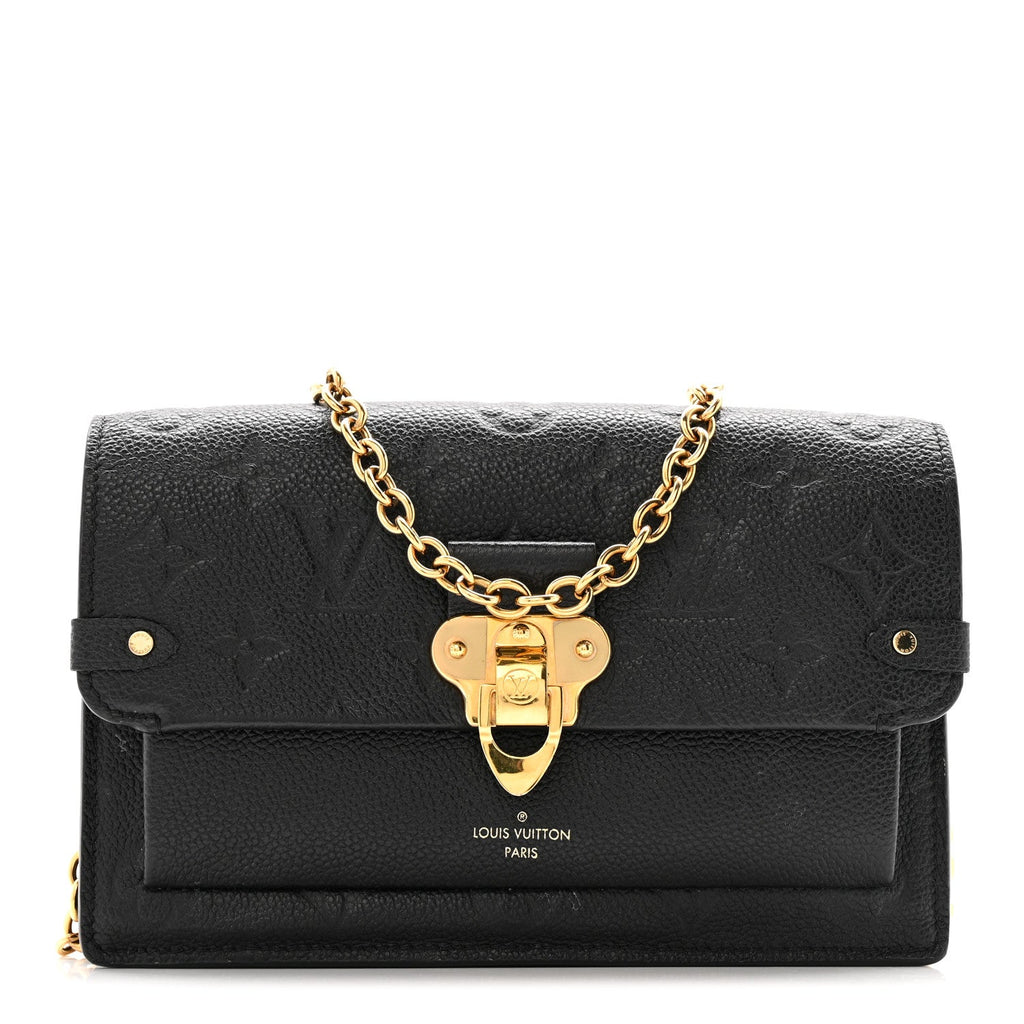 Louis Vuitton Empreinte Vavin Chain Wallet Black