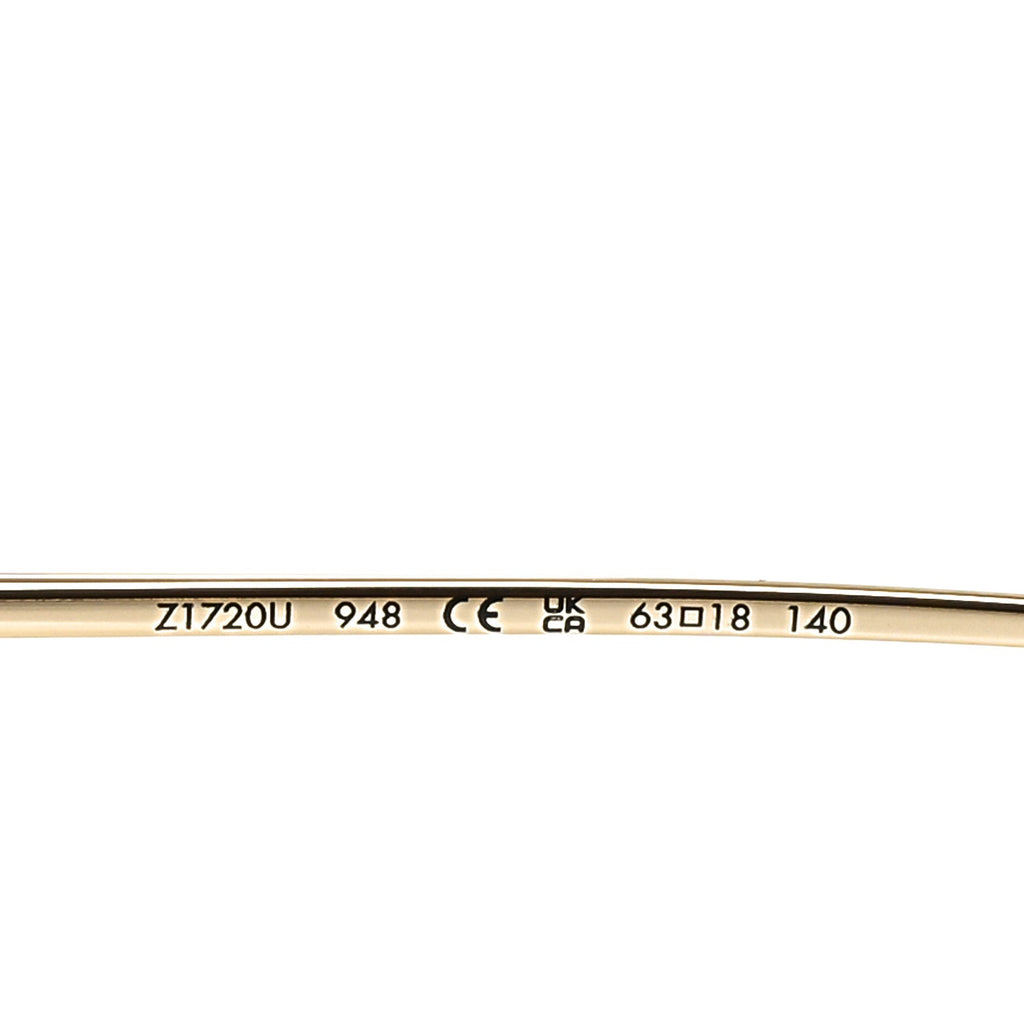 Louis Vuitton Metal LV Charm Cat Eye Sunglasses Z1720U Gold